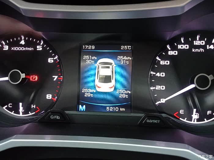 胎压2.5了,你们有这么高吗?帝豪gl