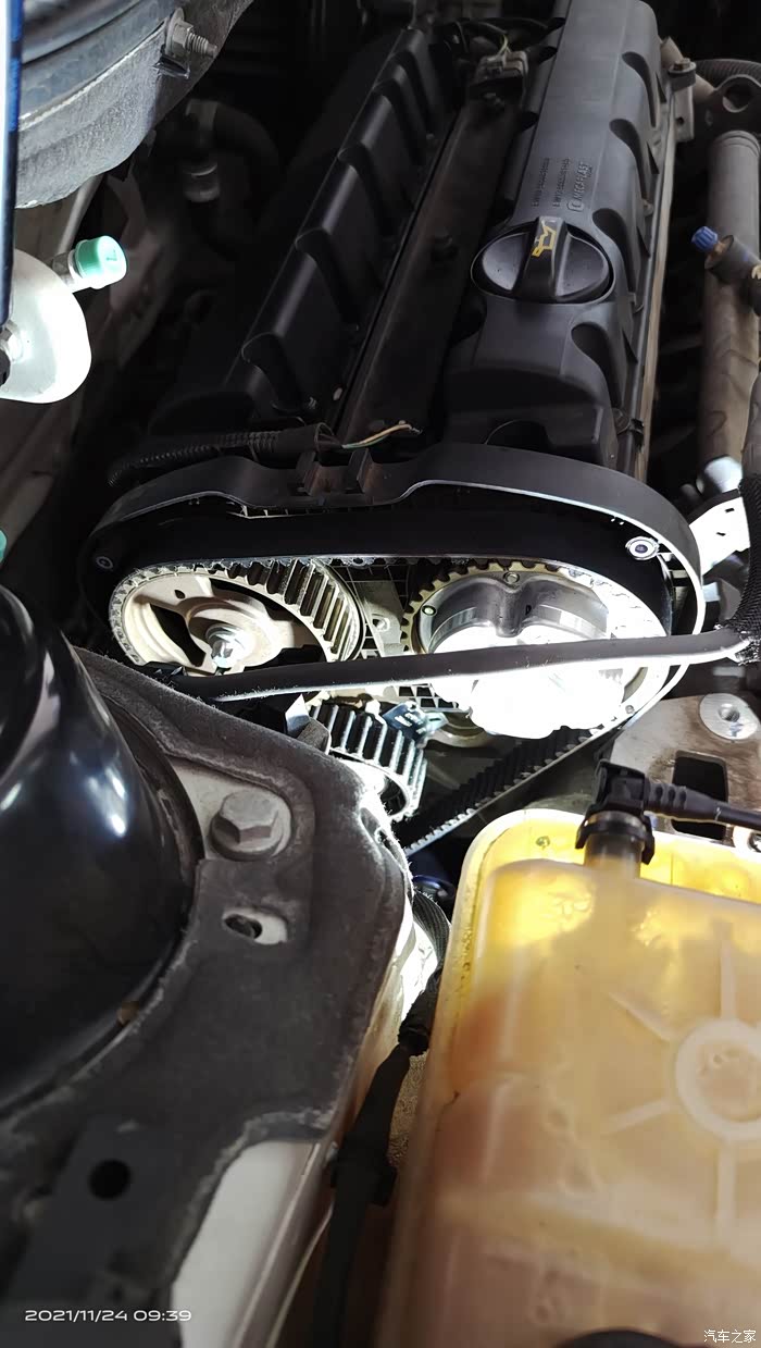 0致享更换正时皮带作业_标致508论坛_汽车之家论坛