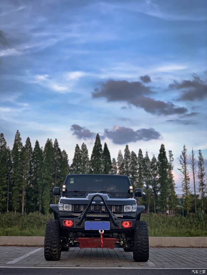 恺之越野bj40p雷神套件2寸升高改装案例丨黑武士篇