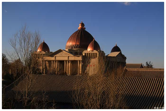冬季里骊靬古城溜溜弯