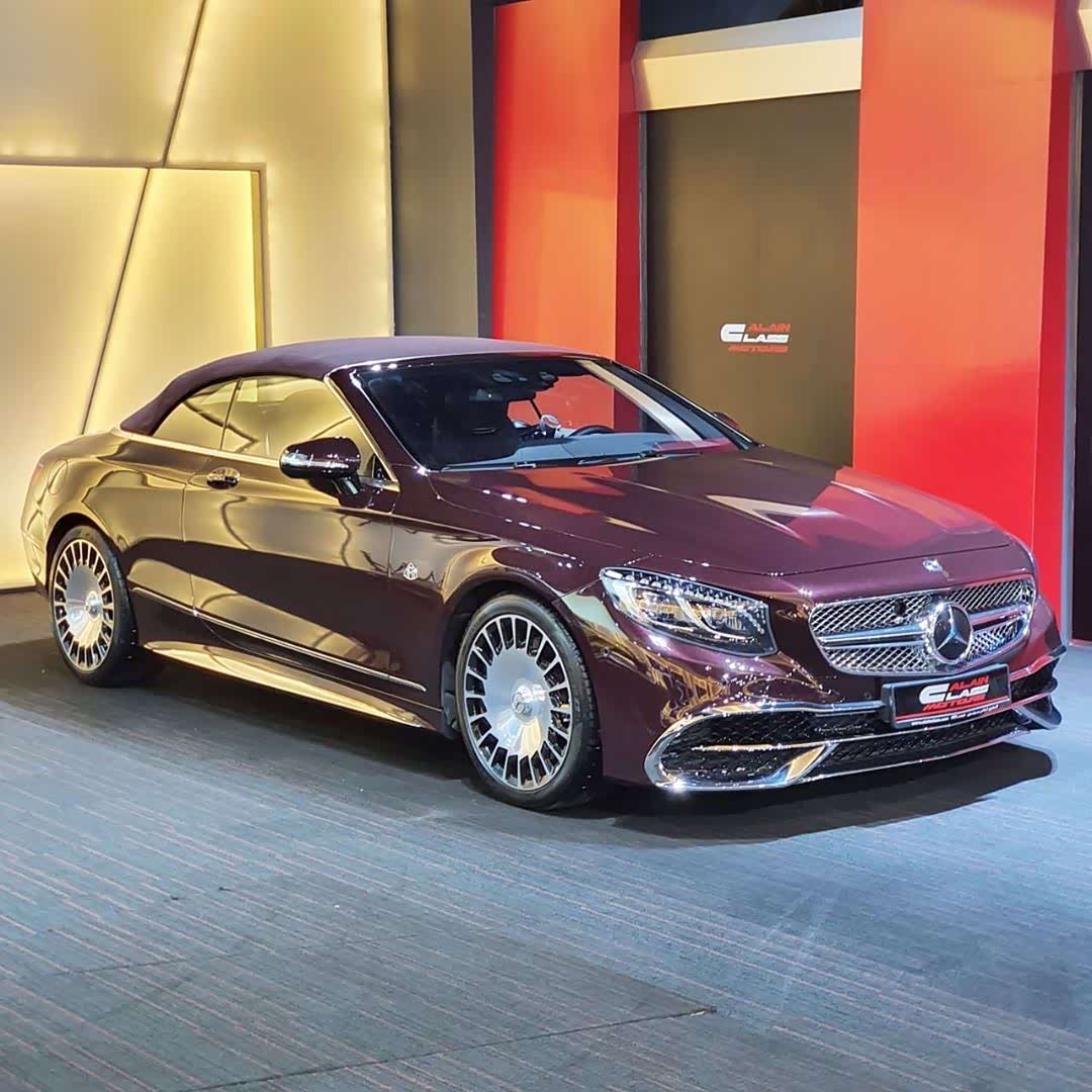 迈巴赫s650 cabriolet,大面积的镀铬.