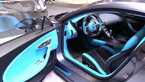 布加迪divo超跑的内饰