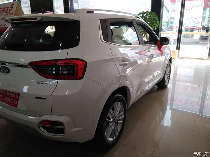 奇瑞瑞虎5x手动时尚版验车提车作业贴