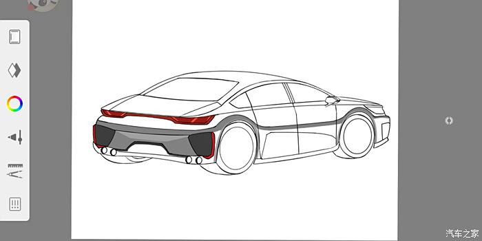 【圖】手機軟件繪圖(原創設計加隨機上色)_汽車插畫論壇_汽車之家論壇