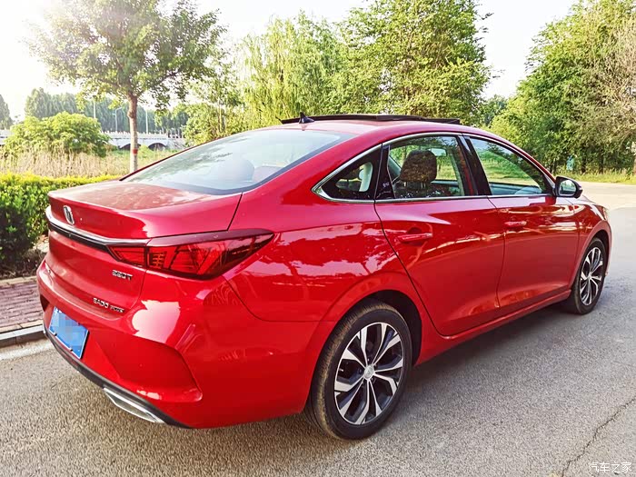 【图】夏日里的一抹红-红色的逸动plus就是耀眼!