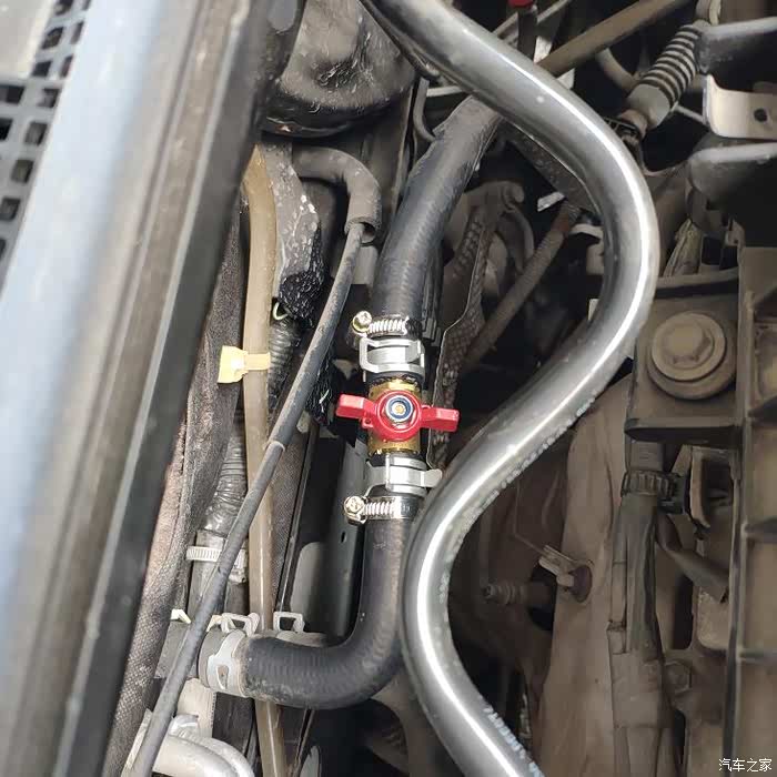 6 2010款 暖风水管阀加装_马自达3/星骋论坛_汽车之家论坛