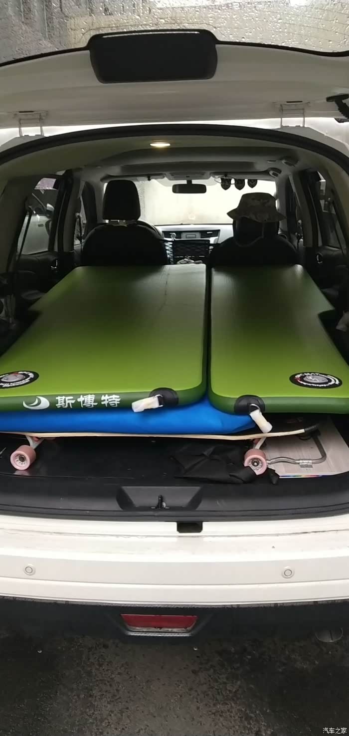 【图】途达前排座椅改装,床车小改!接上帖子改完前排订做拉丝床垫!