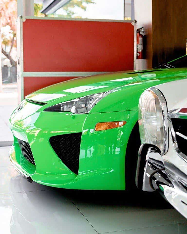 【图】绿色的雷克萨里 lfa好靓仔_雷克萨斯lfa论坛_汽车之家论坛