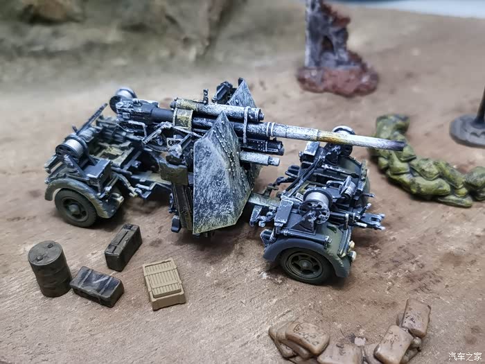 【图】军号嘹亮——雪地重涂88毫米高射炮模型_育儿论坛_汽车之家论坛