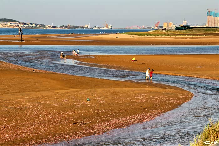 【万物复苏送福利】胶东半岛自驾游34:途中退潮的海滩