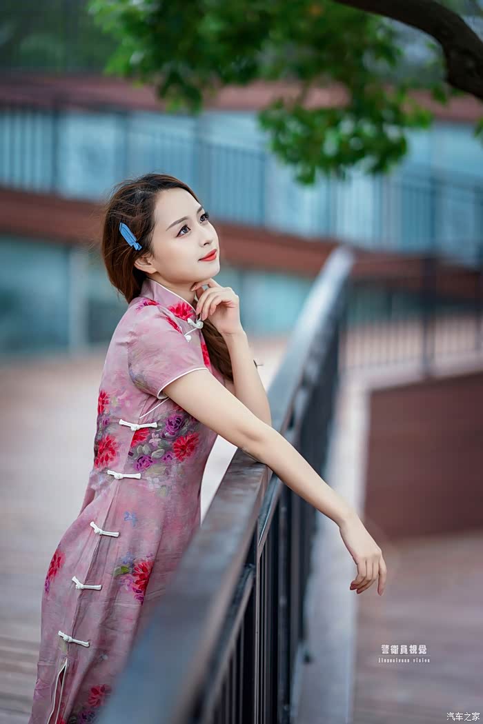 【图】【人像】-粉红旗袍_摄影论坛_汽车之家论坛