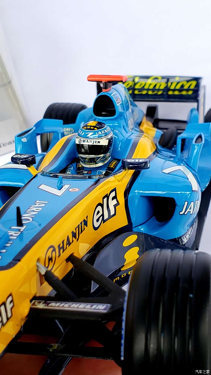 最美雷诺车主致敬经典f1renaultr24车模鉴赏