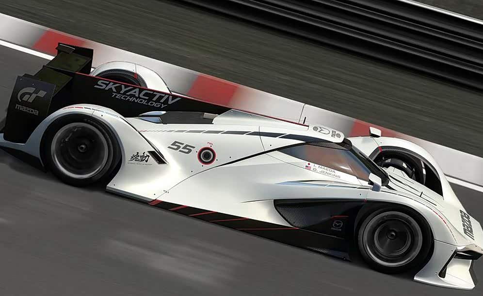 马自达lm55是1991年勒芒马自达的唯一致敬!