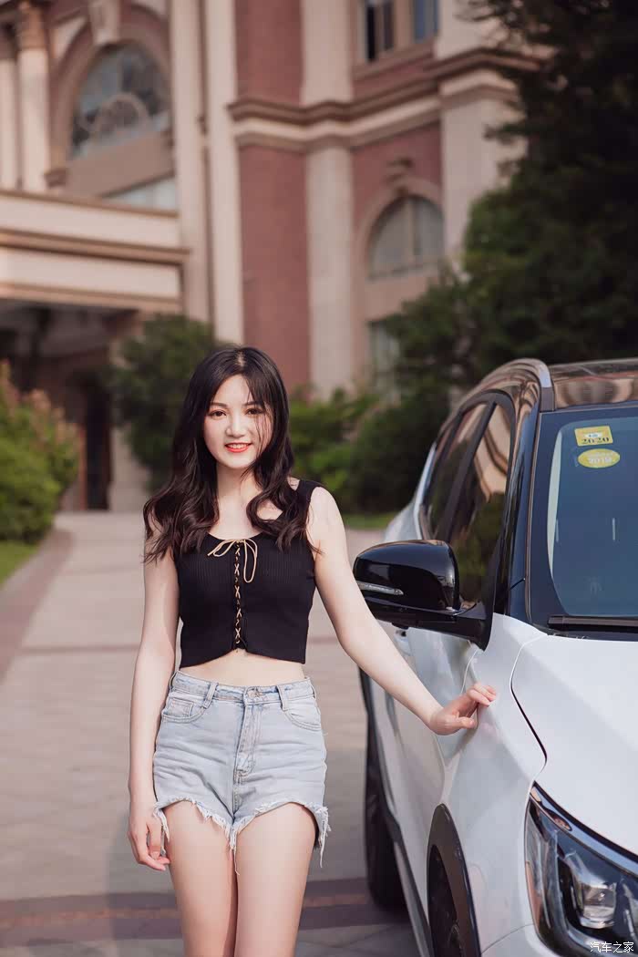 拍的漂亮看的心动媳妇与爱车宋dm同游淮安森林公园