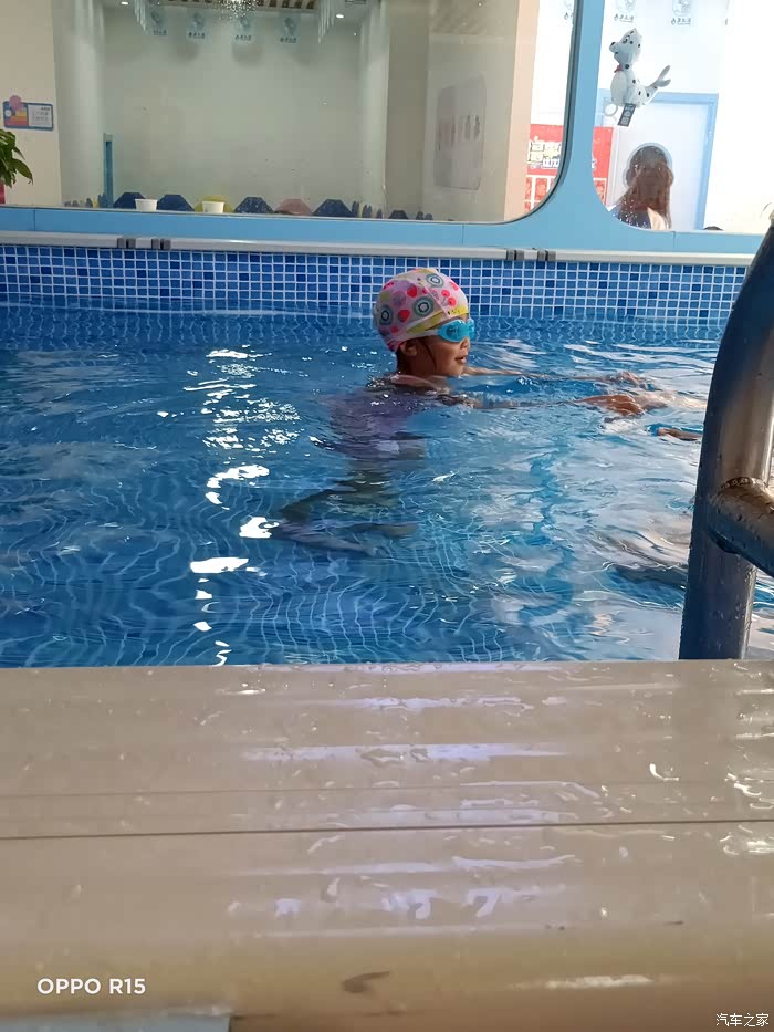 今年的第一次游泳