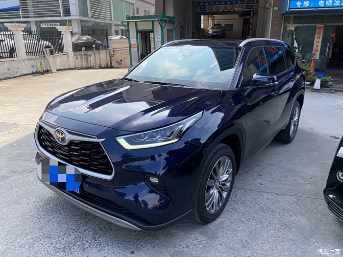 【图】宝石蓝,燃油版,大七座,终于在年前拥有了汉兰达_汉兰达论坛