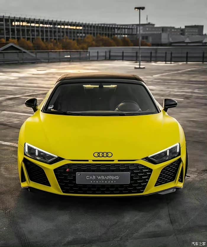 奥迪r8这个配色太强大