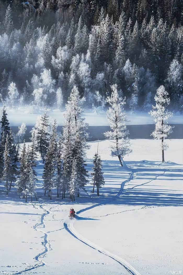 冬天的喀纳斯人迹罕至