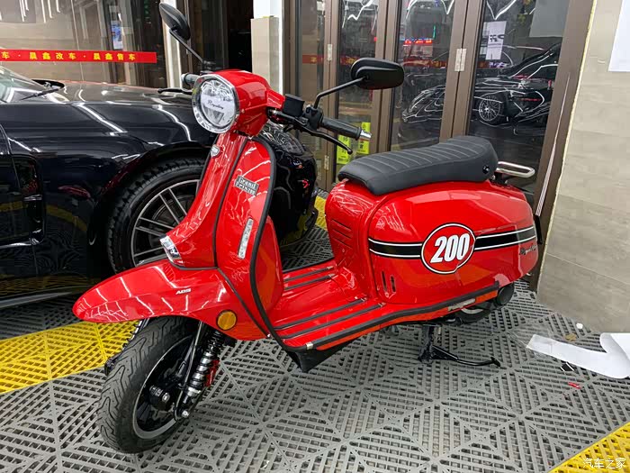 【图】复古英伦风踏板ra-gp200提车记_摩托车论坛_汽车之家论坛