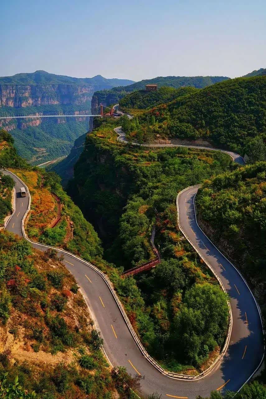 太行山把最美的风景给了河南 最美的壁挂公路在太行
