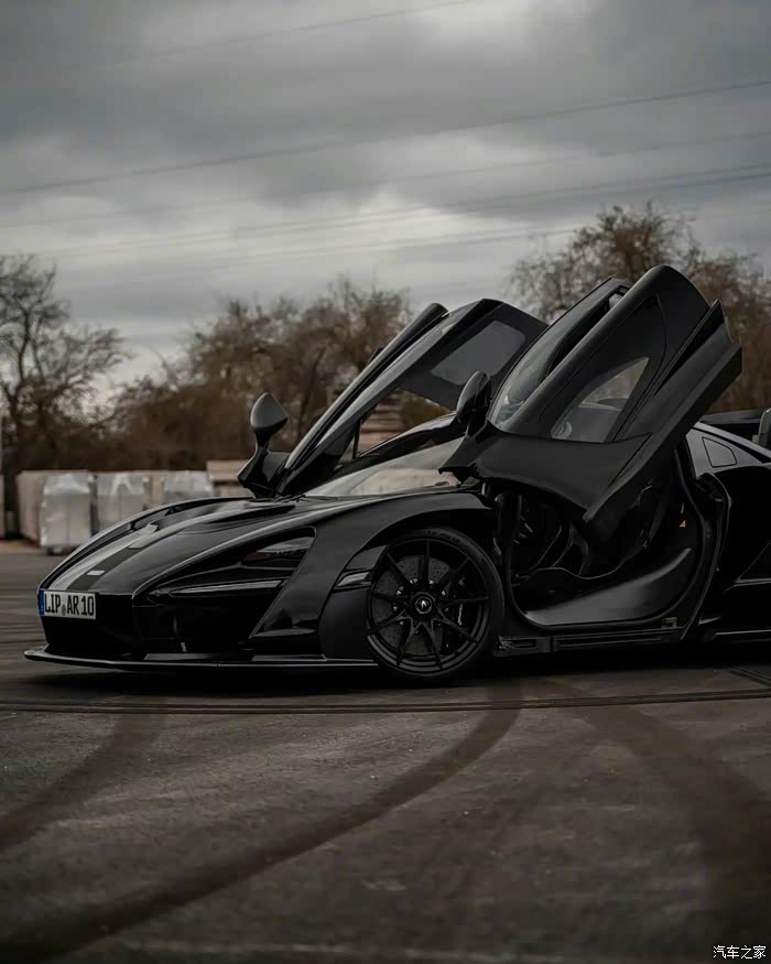 黑色迈凯伦mclarensenna