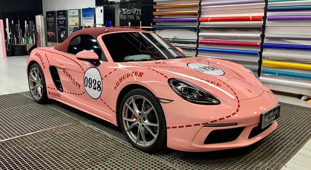 保时捷718改色案例_保时捷718论坛_手机汽车之家