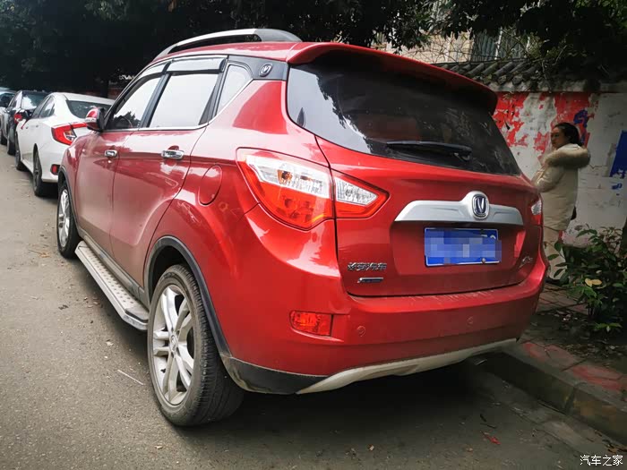 【图】红色的cs35,一款性能优良的家用好车_长安cs35论坛_汽车之家