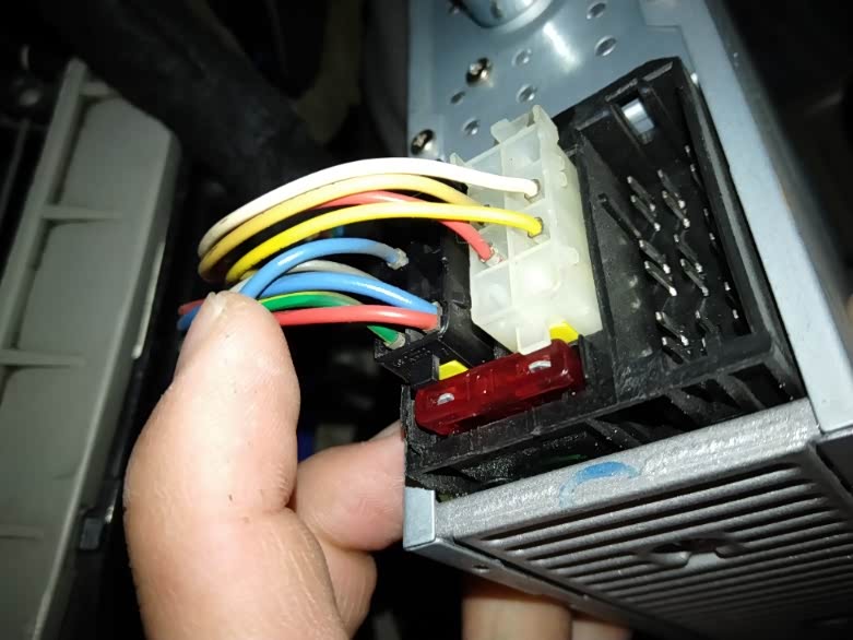 标致206cd机接线