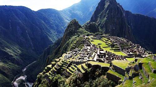 马丘比丘城堡遗址秘鲁的神秘古城