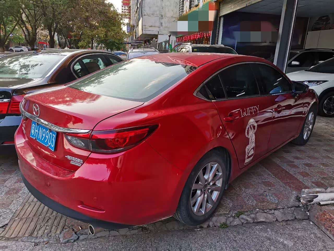 魂动红是马自达独有的车身颜色,红色的阿特兹真的太骚气了