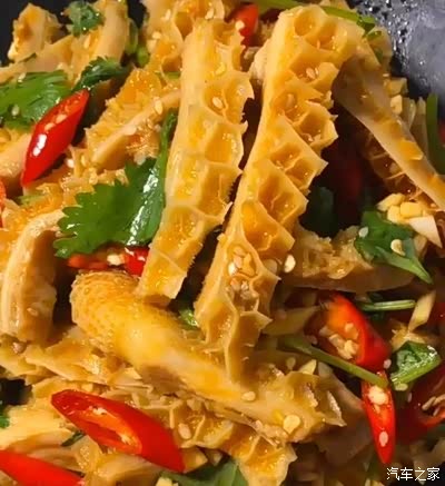 美味麻辣金钱肚