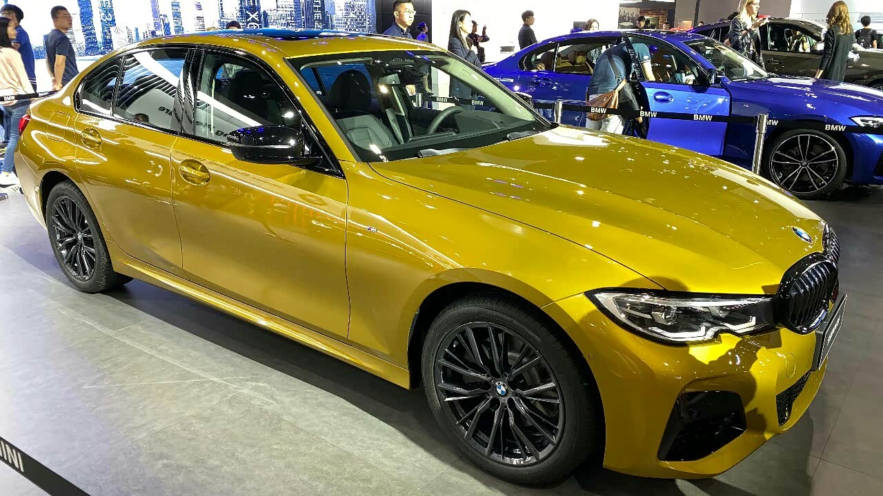 宝马3系最受欢迎的宝马车金色也确实帅气