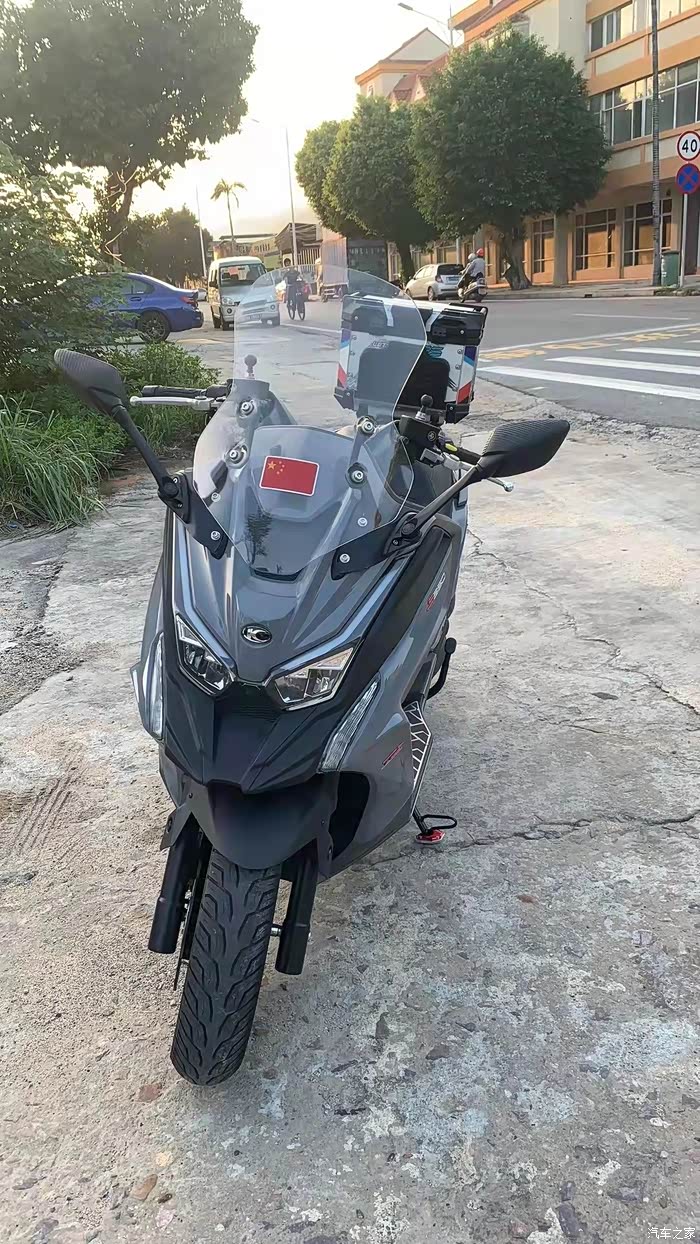 光阳s350改装后视镜前移