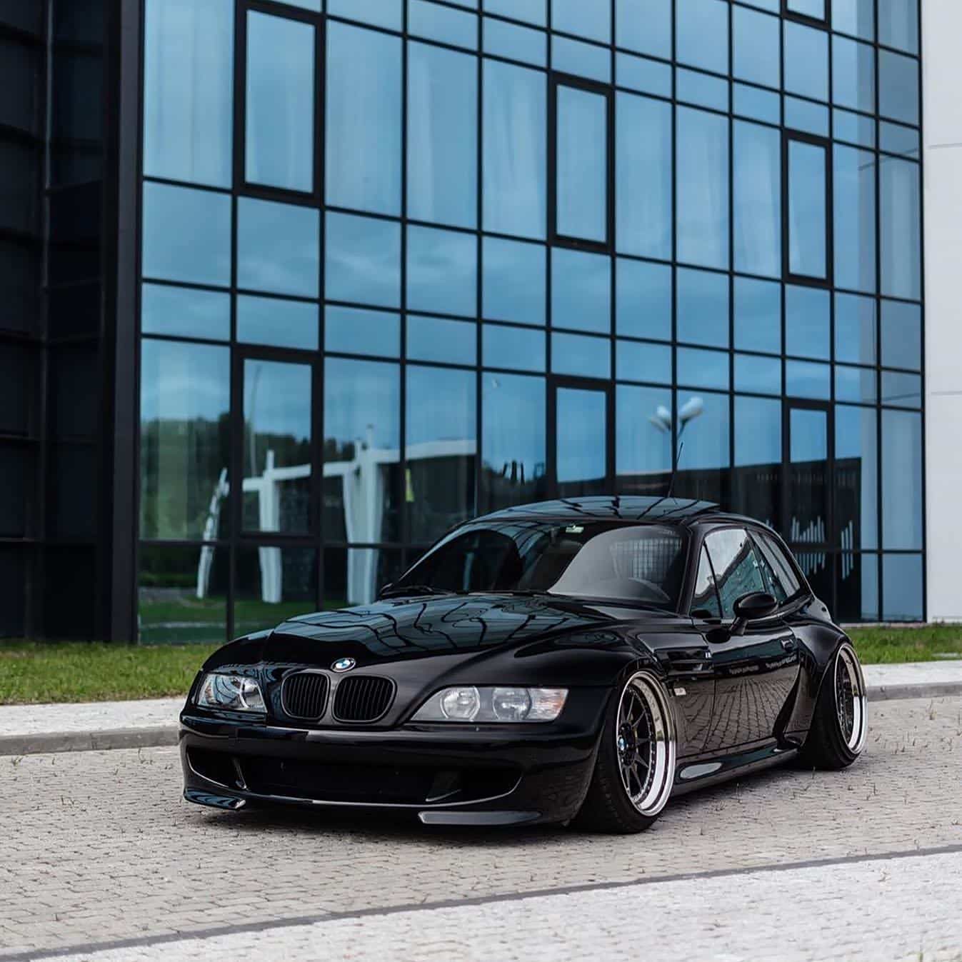 宝马z3 coupe,这个低趴改装挺有范儿