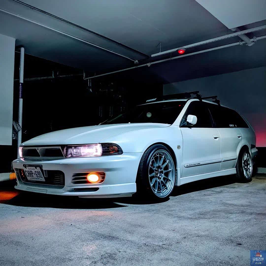 三菱legnum vr-4高性能旅行车,经典永不过时的外观