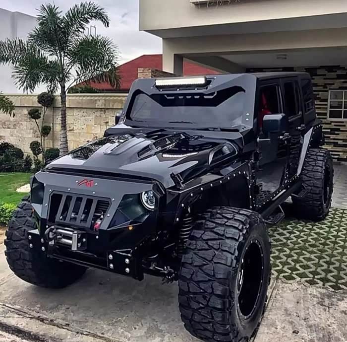 两台黑色,西安牧马人jl 改装「陕西马帮奥德会」