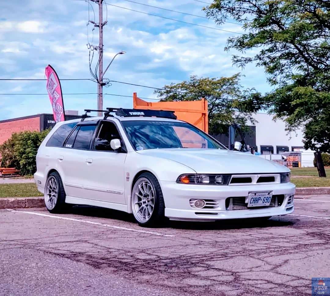 三菱legnum vr-4高性能旅行车,经典永不过时的外观