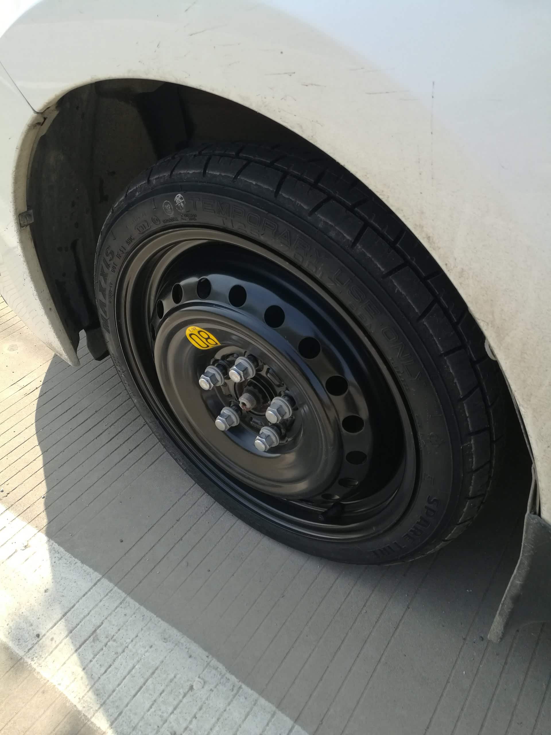 【图】爆胎用备胎,油耗立刻少了_卡罗拉论坛_汽车之家论坛