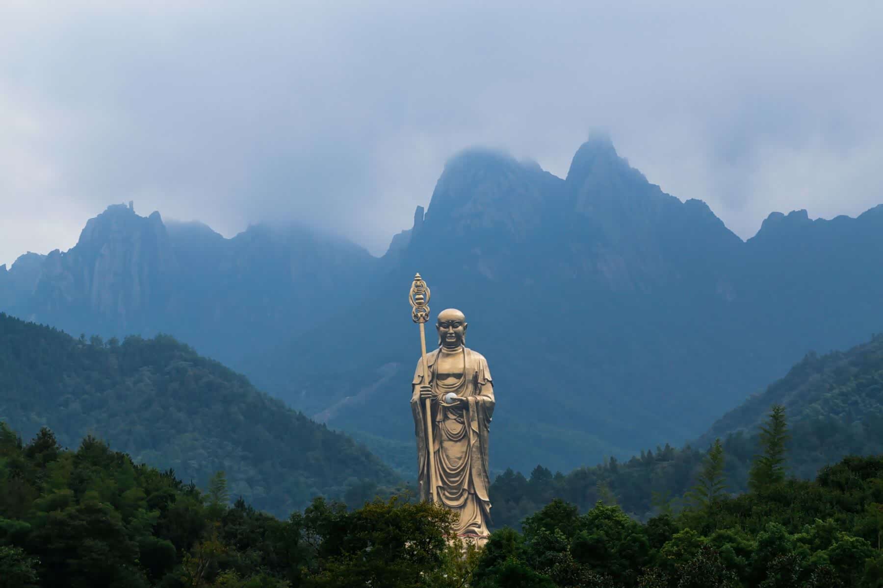 佛教名山九华山风光