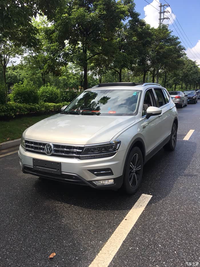 昨天提2018款途观l380tsl四驱豪华版