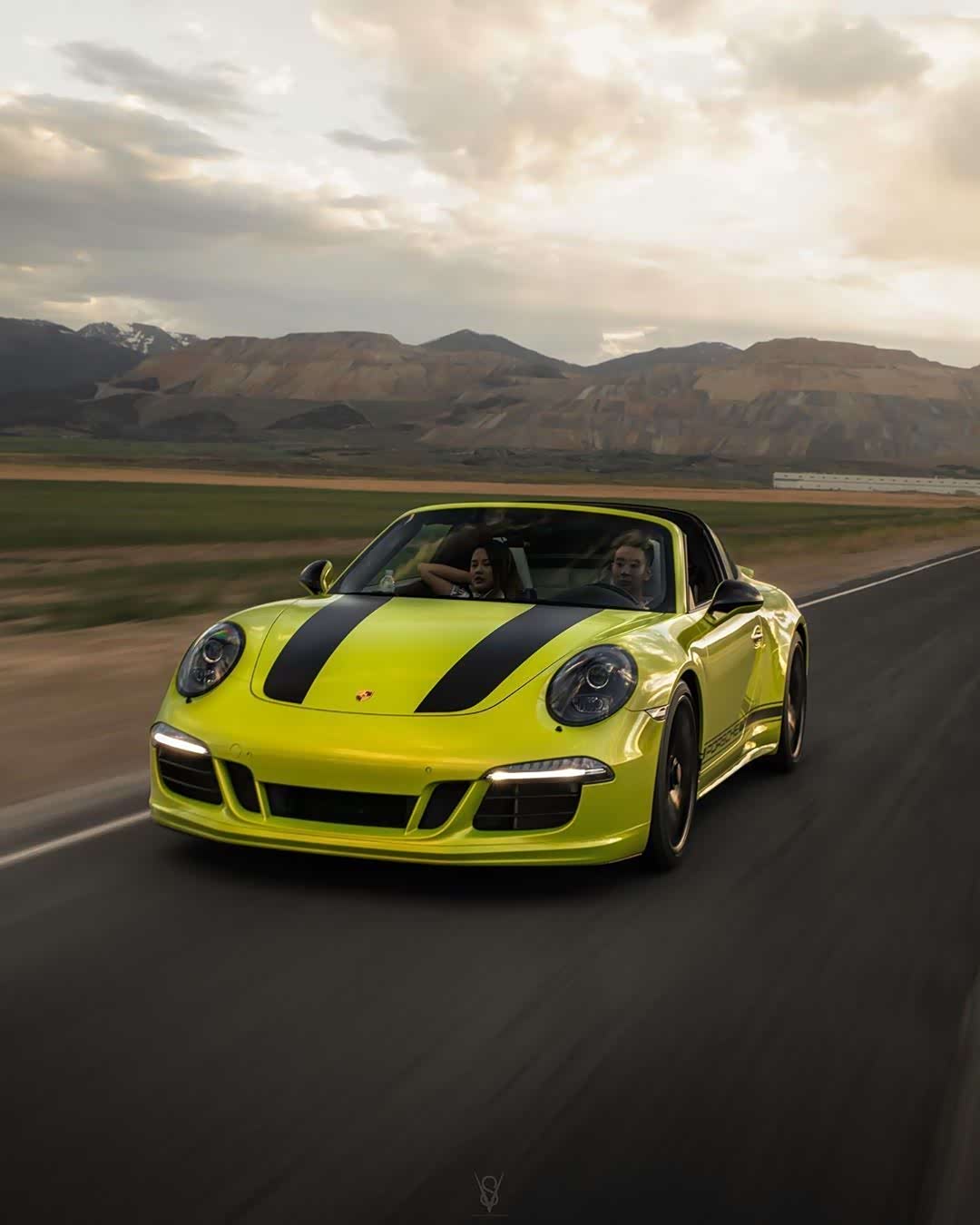 保时捷911targa4gts这颜色真心美