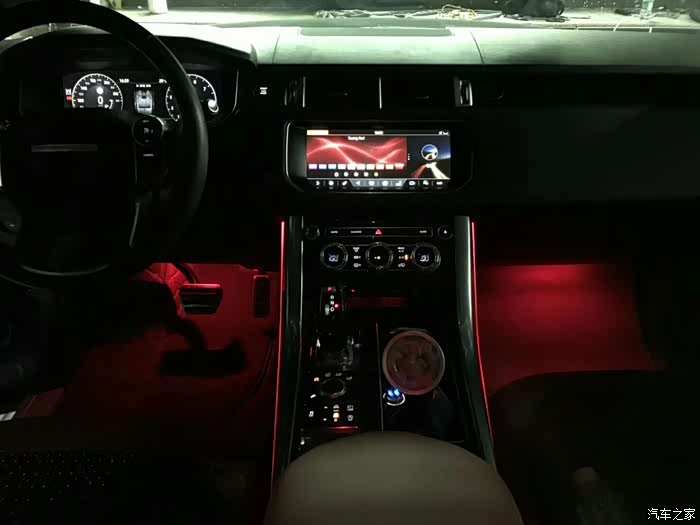 【图】路虎揽运10色氛围灯上车效果展示(图多慎入)_揽胜运动版论坛