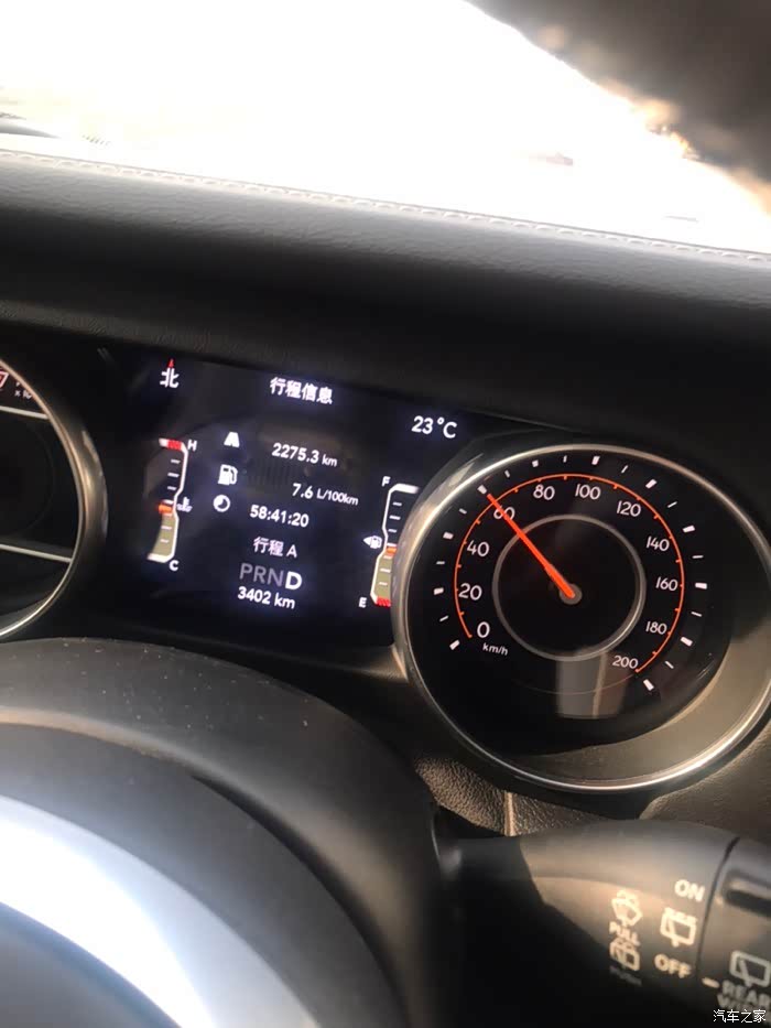 【图】这油耗可算很低了_牧马人论坛_汽车之家论坛