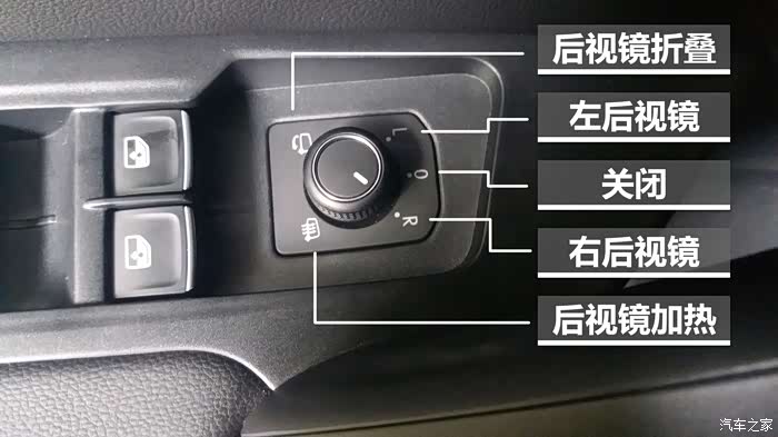 后视镜调节这个还是比较实用