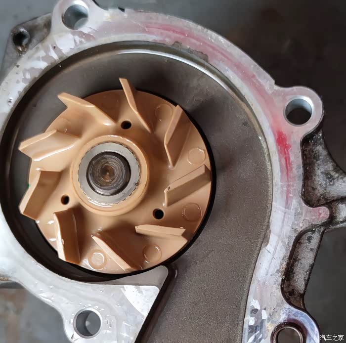 86万公里翼虎水泵异响更换