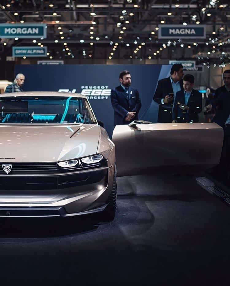 【图】标志 e-legend 概念车,真希望能照着概念车出这么一款_标致e