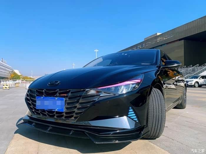 全民用车记第七代伊兰特外观改装2