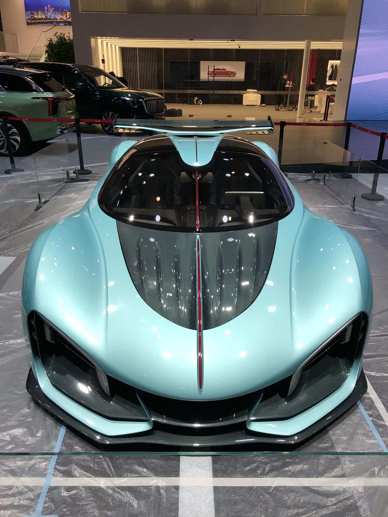 红旗超跑的高清细节来了