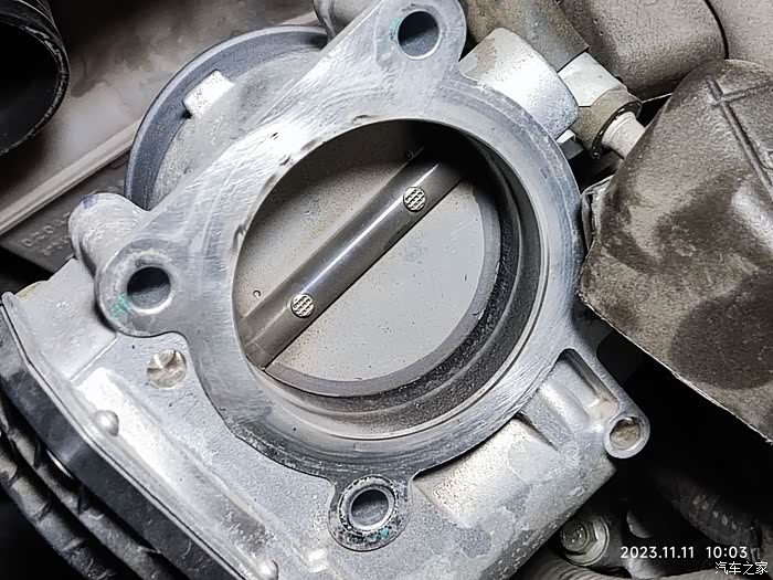 7年127万公里的奇骏第一次清洗节气门