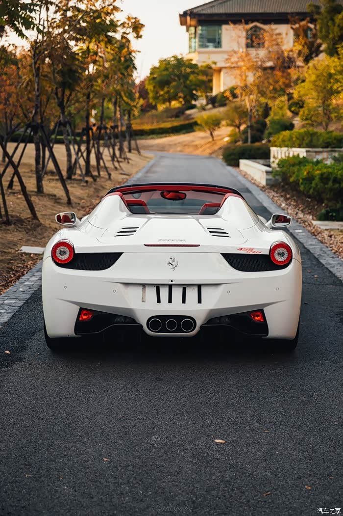 【图】分享一台敞篷458的精致和美,谢版主_法拉利论坛_汽车之家论坛